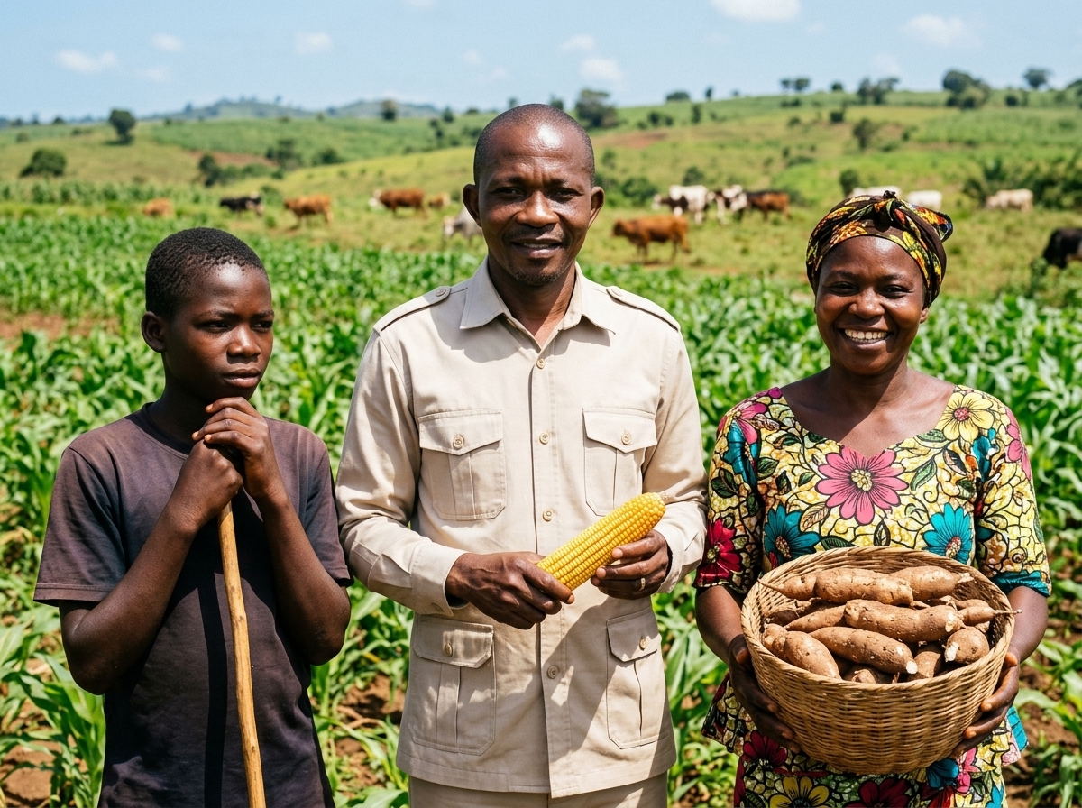 Dynamisation de l'agriculture et de l'élevage avec BANGDA ALIM Jean Calvin