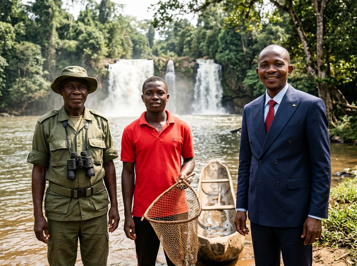 Valorisation forestière, congélateurs de conservation alimenté par énergie solaire et étangs piscicoles Municipal avec BANGDA ALIM Jean Calvin