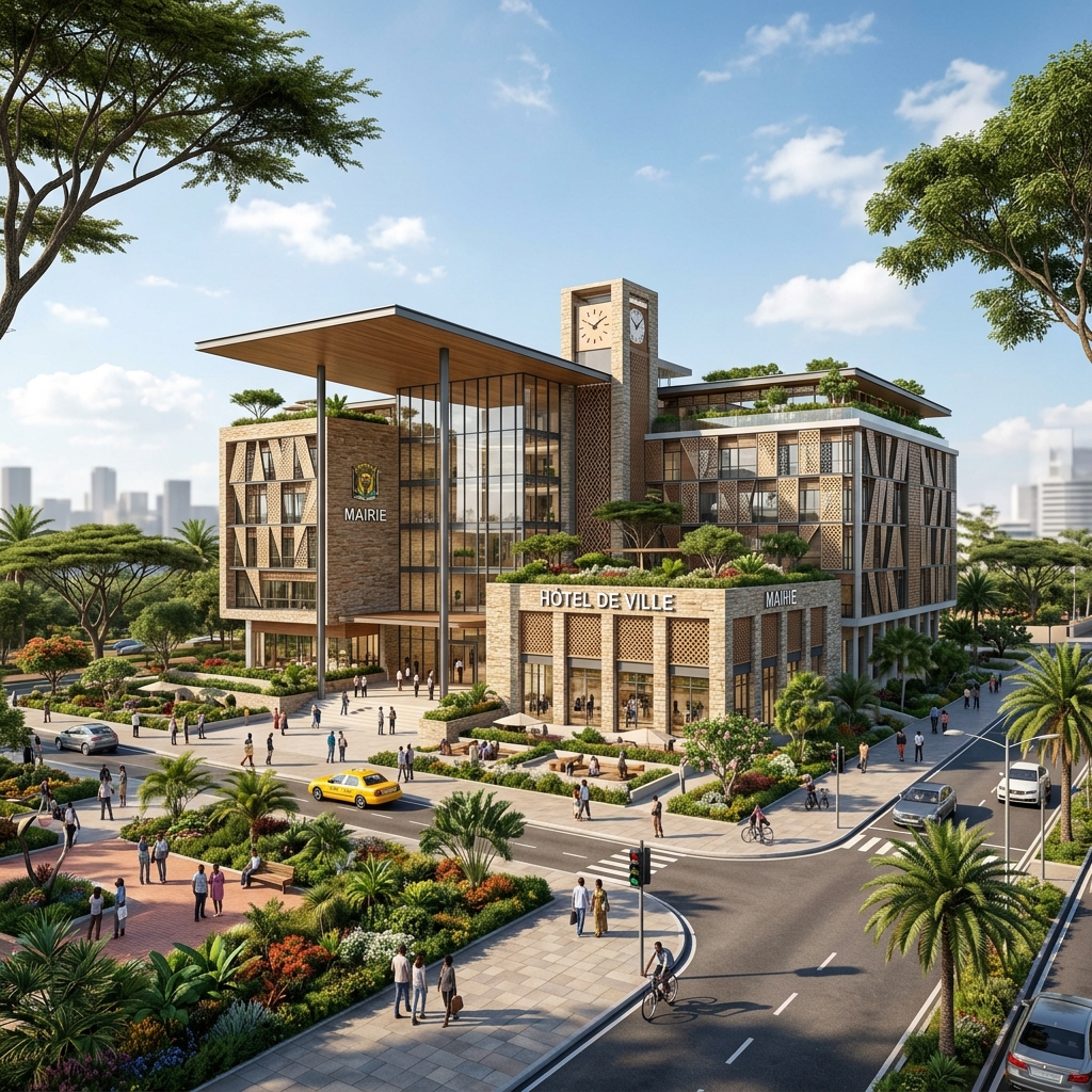 Présentation de la maquette du nouvel Hôtel de Ville